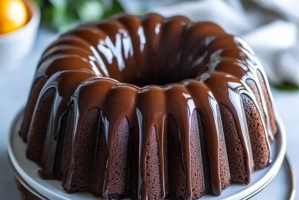 Best chocolate pound cake, sliced and ready to eat.