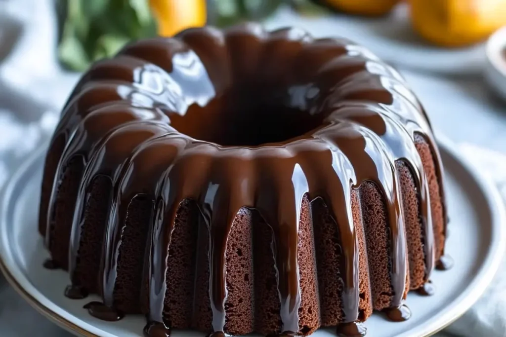 Best chocolate pound cake, sliced and ready to eat.