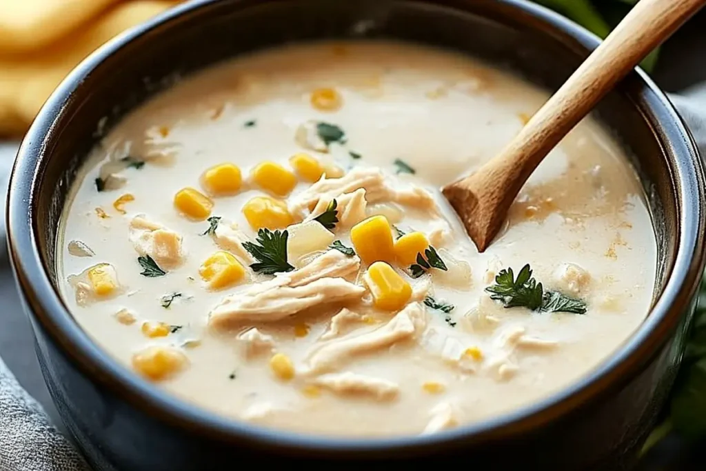 Homemade Creamy White Chicken Chili