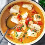 A delicious bowl of fish stew recipes.