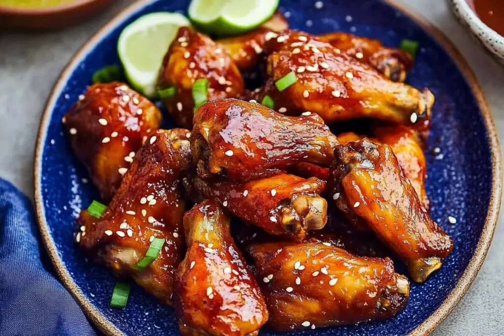 Delicious chicken wing recipes ready to eat.