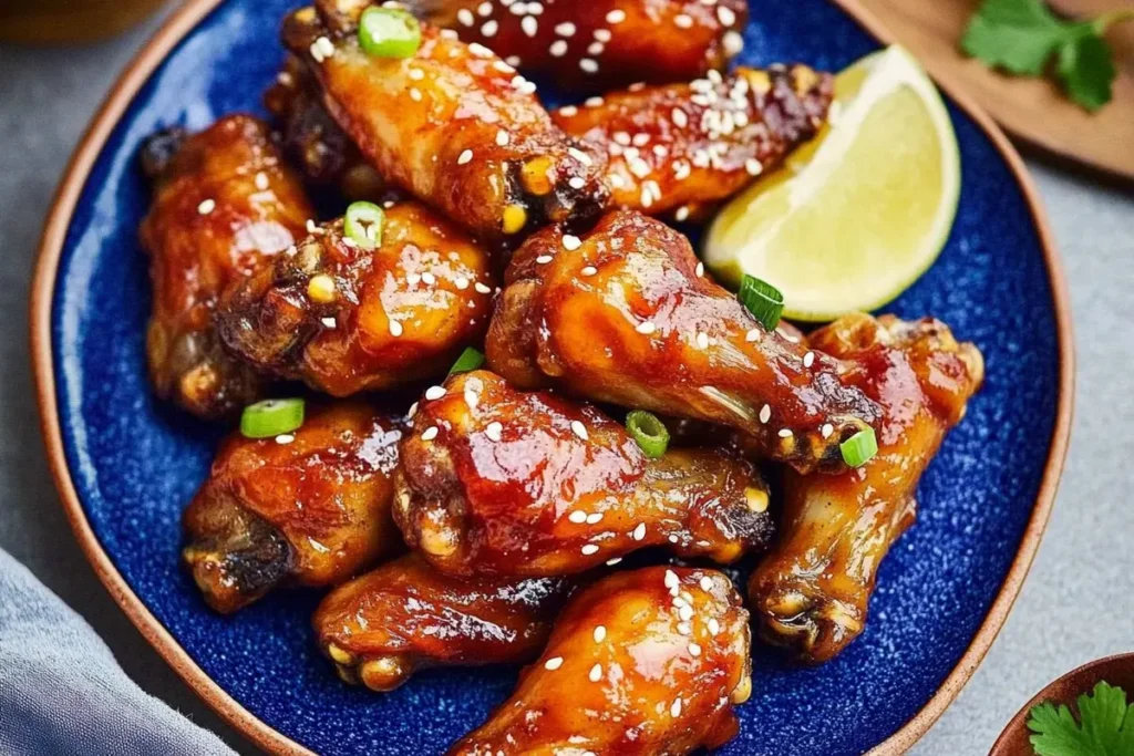 Delicious chicken wing recipes ready to eat.