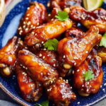 Delicious chicken wing recipes ready to eat.