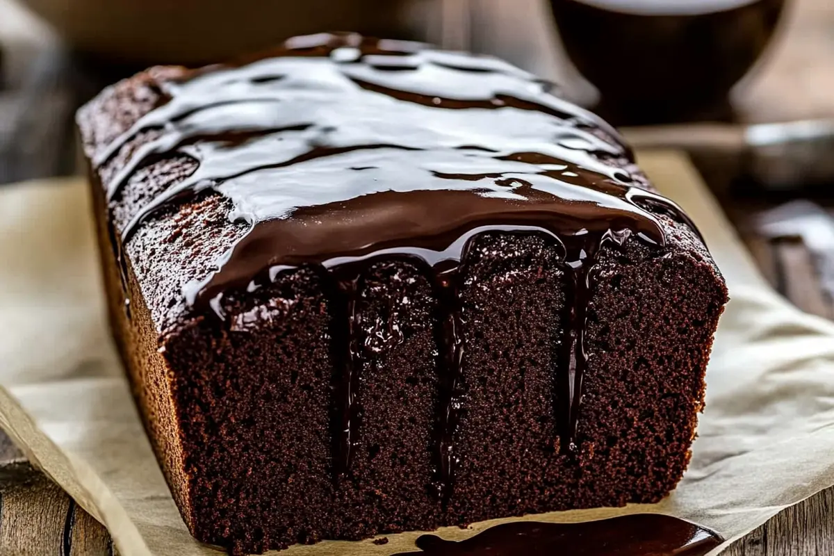 Ingredients for making hot fudge brownie bread